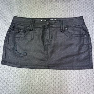 Rue 21 Short Shimmer Jean Mini Skirt Size 3/4